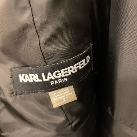 Karl Lagerfeld Paris floor length dress size 2-4 - Picture 6 of 7